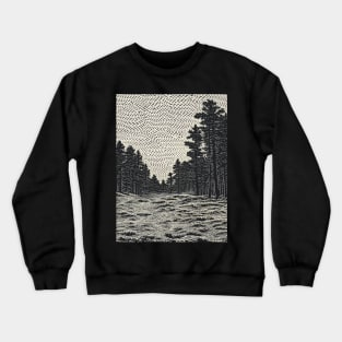 chernobyl woods, dark woods picture Crewneck Sweatshirt